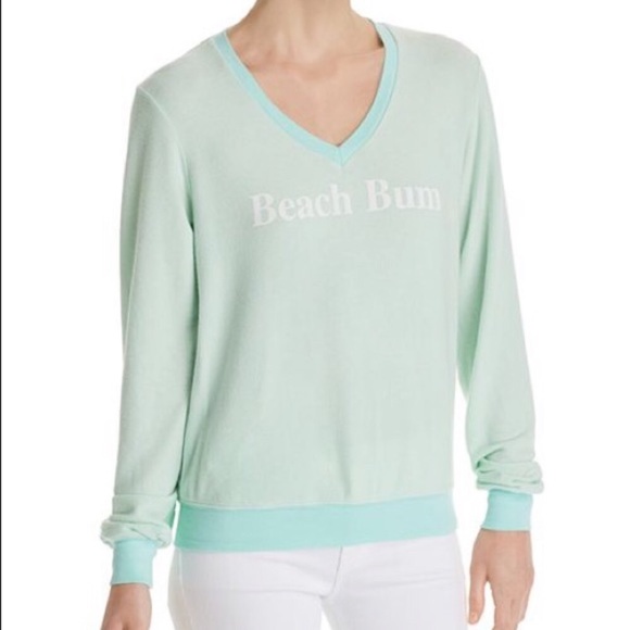 New Wildfox Beach Bum V Neck Sweater - Picture 1 of 5